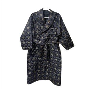 Vintage Quilted Trench Robe